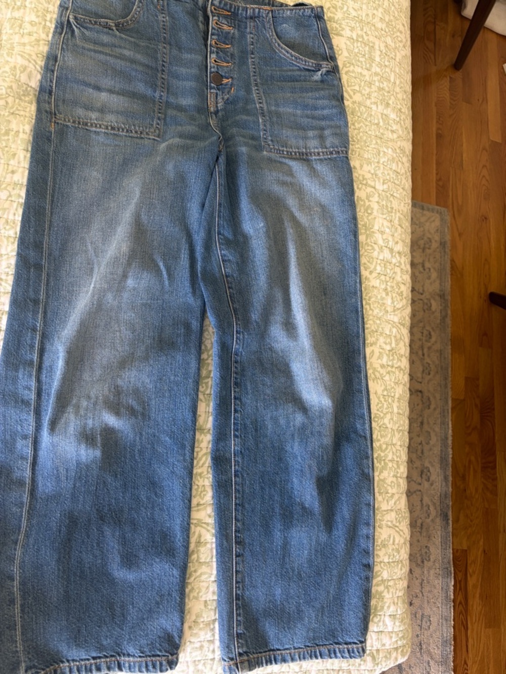 Veronica Beard Crosbie Crop High Rise Jeans Medium Wash Size 26 - Picture 2 of 7